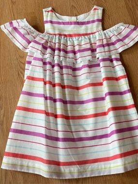 EUC Janie and Jack girls Off The Shoulder dress, Size 5